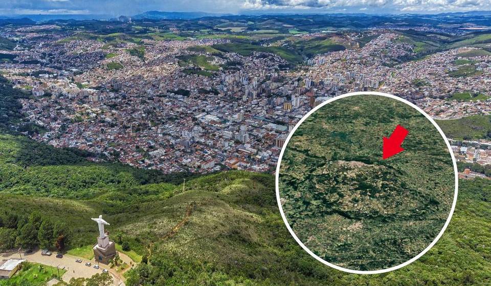 La única ciudad de Brasil dentro de un volcán extinto está a 3 horas y media de São Paulo y tiene aguas que brotan a 45 °C
