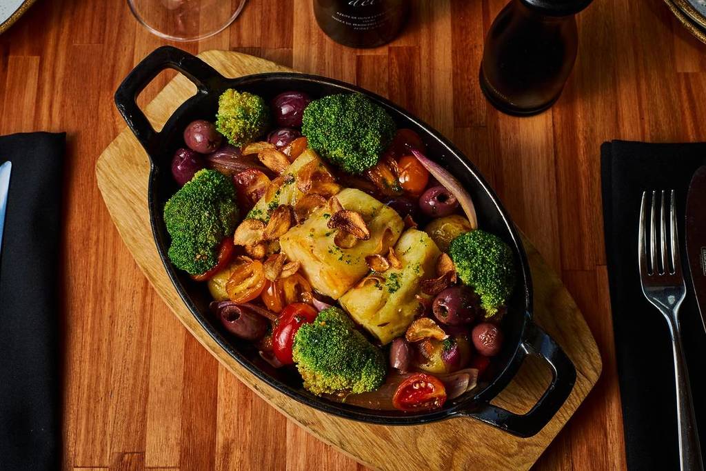 Baleia rooftop menú de Pascua en São Paulo