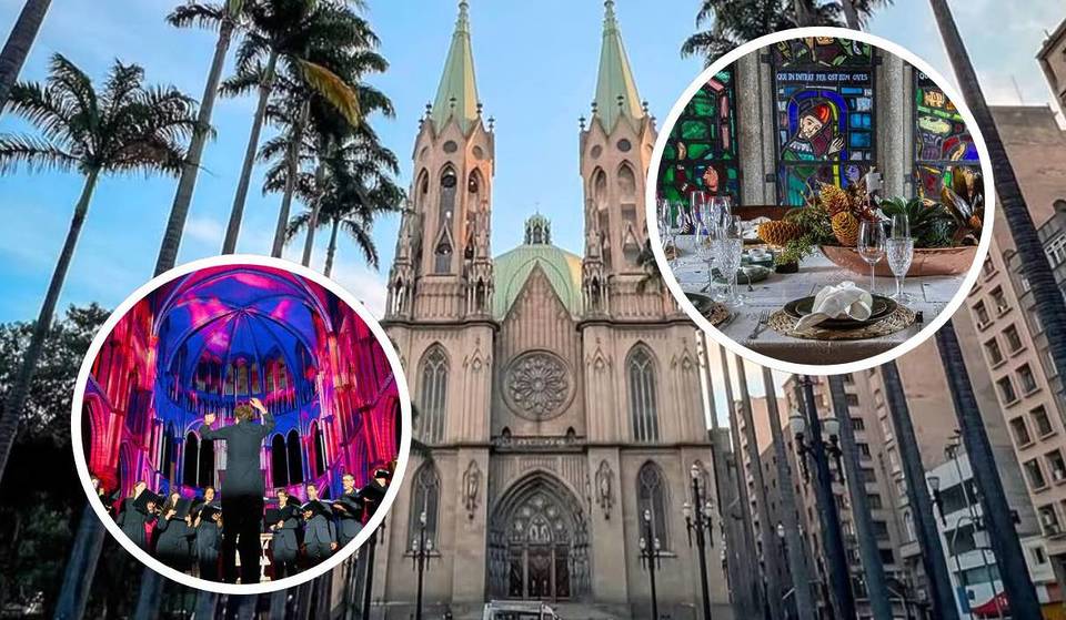 Refúgio de paz no Marco Zero de São Paulo oferece jantares exclusivos, espetáculo de luzes e visitas subterrâneas
