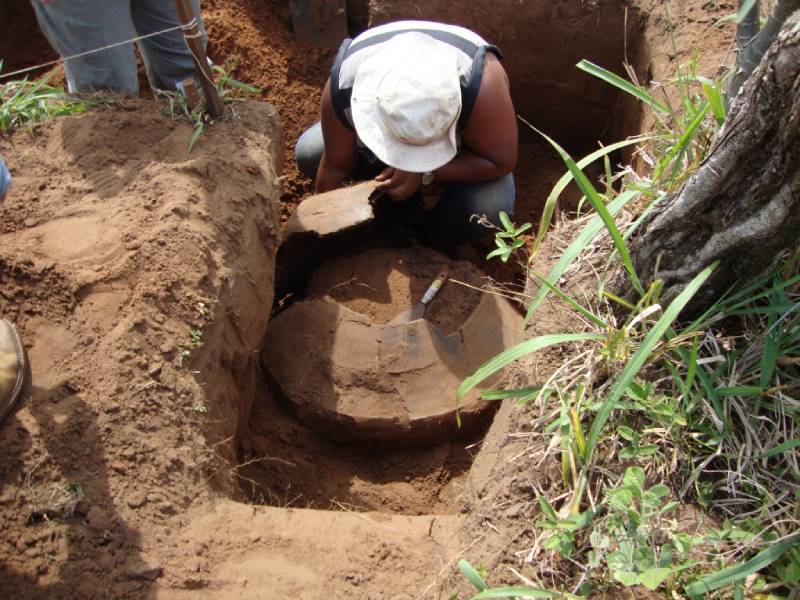 Lagoa São Paulo 2 archaeological site, interior of Presidente Epitácio