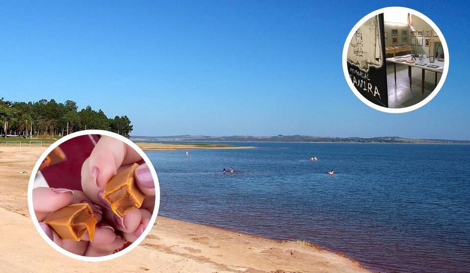 Berço do tradicional Pingo de Leite, cidade a 270 km de SP une cachoeiras e praias de água doce no interior