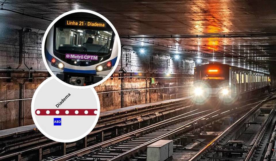 Diadema terá metrô até a Zona Leste: Linha 21 entra no plano oficial para ligar o ABC ao Parque do Carmo