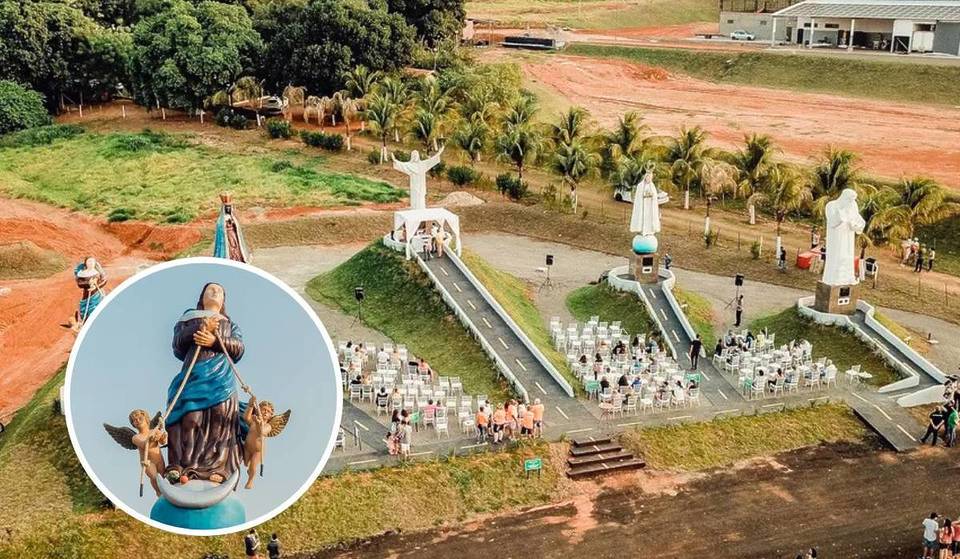 Con esculturas de 10 metros, este santuario «gigante» en el interior de São Paulo nació de un milagro y atrae a fieles de todo el mundo