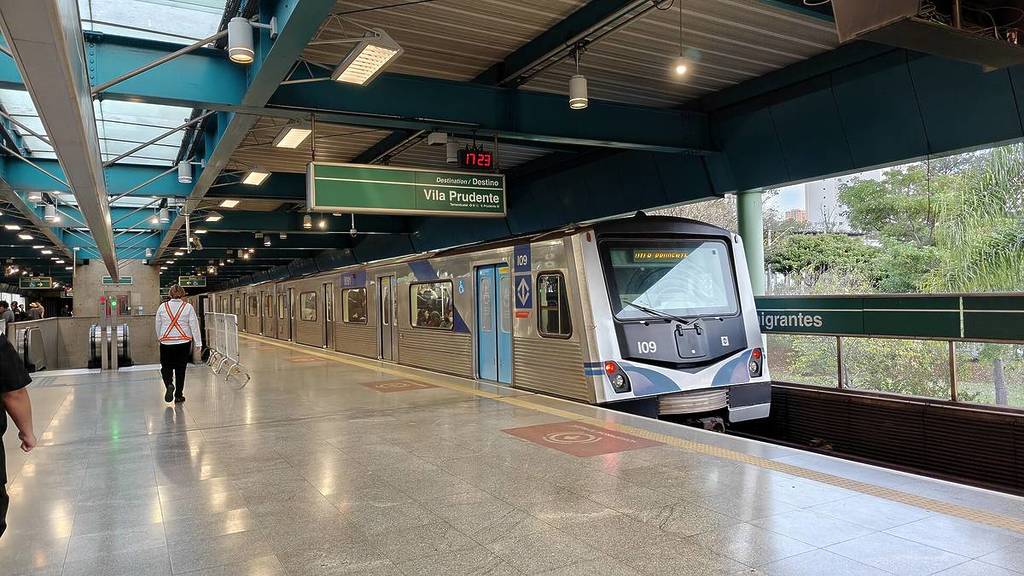obras del metro línea 2-verde calles cortadas en São Paulo