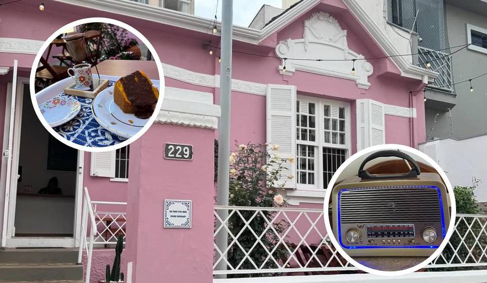 Uma viagem no tempo no Ipiranga: casarão rosa esconde quintal florido, crochê nos móveis e receitas afetivas com entrada gratuita