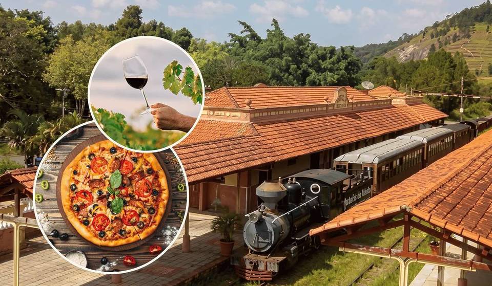 A apenas 60km de SP, “Terra do Vinho” ganha festival gratuito com massas artesanais e shows ao vivo em estação histórica de 1875