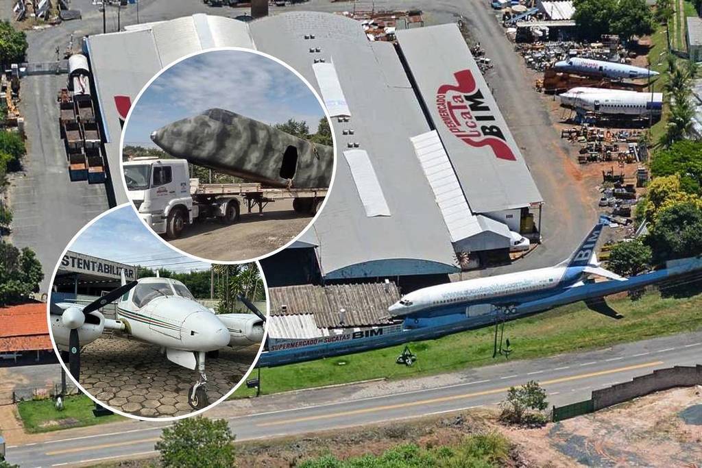 Bim Scrapyard aviation museum airplane graveyard Campinas interior São Paulo