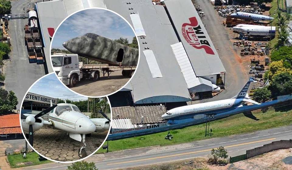 A una hora de São Paulo, un desguace de aviones se convierte en un museo interactivo donde puedes tocar los mandos de Boeings retirados