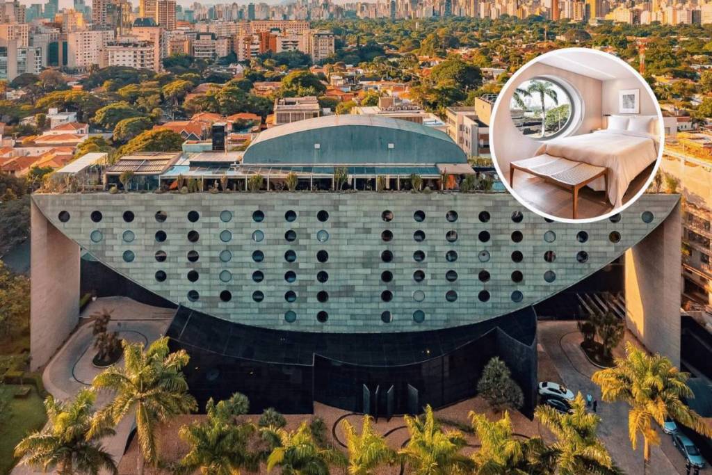 hotel unique hotel con forma de barco barco de lujo 5 estrellas São Paulo