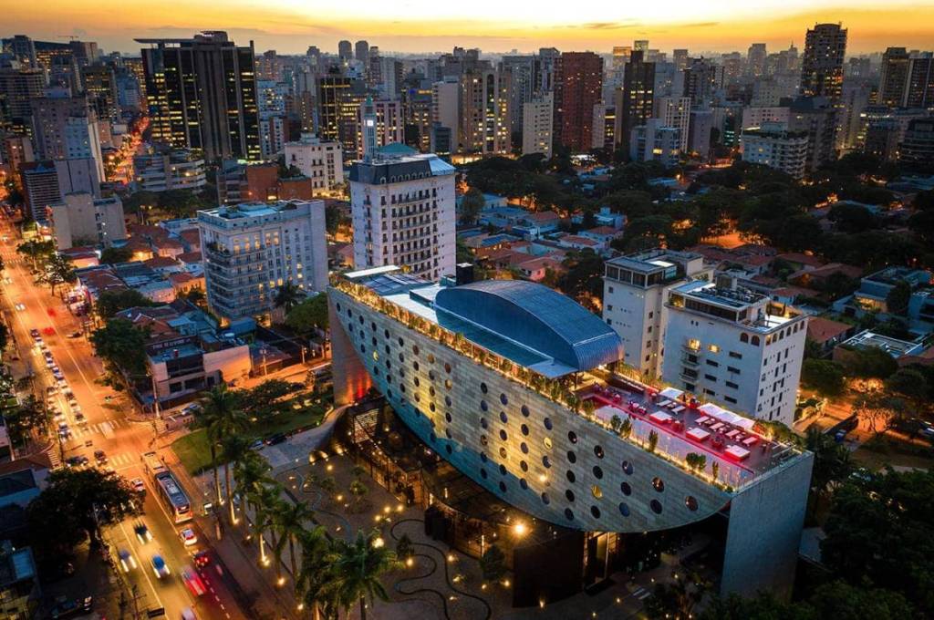 hotel unique hotel con forma de barco barco de lujo 5 estrellas São Paulo