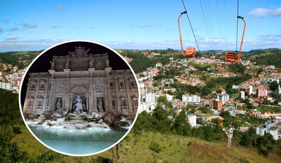 A 150 km de São Paulo, la «Italia brasileña» cuenta con una réplica de la Fontana di Trevi de 11 metros y balnearios en la Mata Atlántica