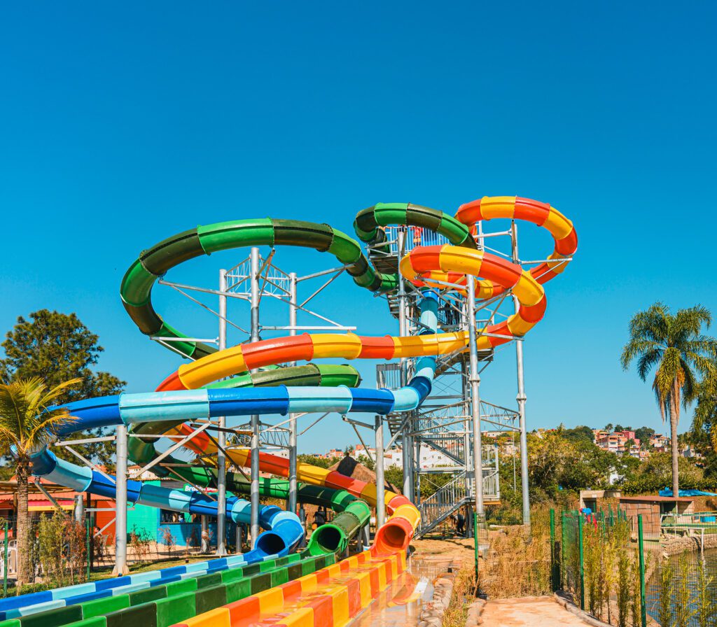 water park with a heated pool in São Paulo Thermas da Mata