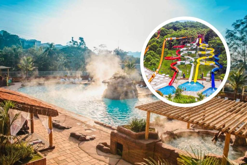 water park with heated pool hot water thermal baths são paulo