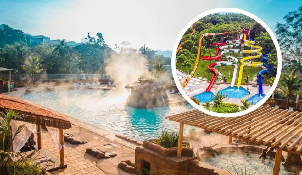 Com praias artificiais, ofurôs e águas termais de até 40 ºC, estes parques aquáticos aquecidos em SP garantem passeios a partir de 39 km da capital