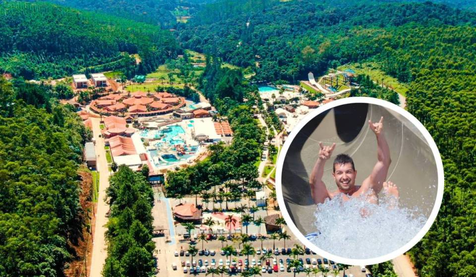 A solo 60 km de São Paulo, este gigantesco parque acuático con piscinas de agua caliente a 39 ºC y más de 40 atracciones tiene entradas promocionales a partir de 36,90 R$.
