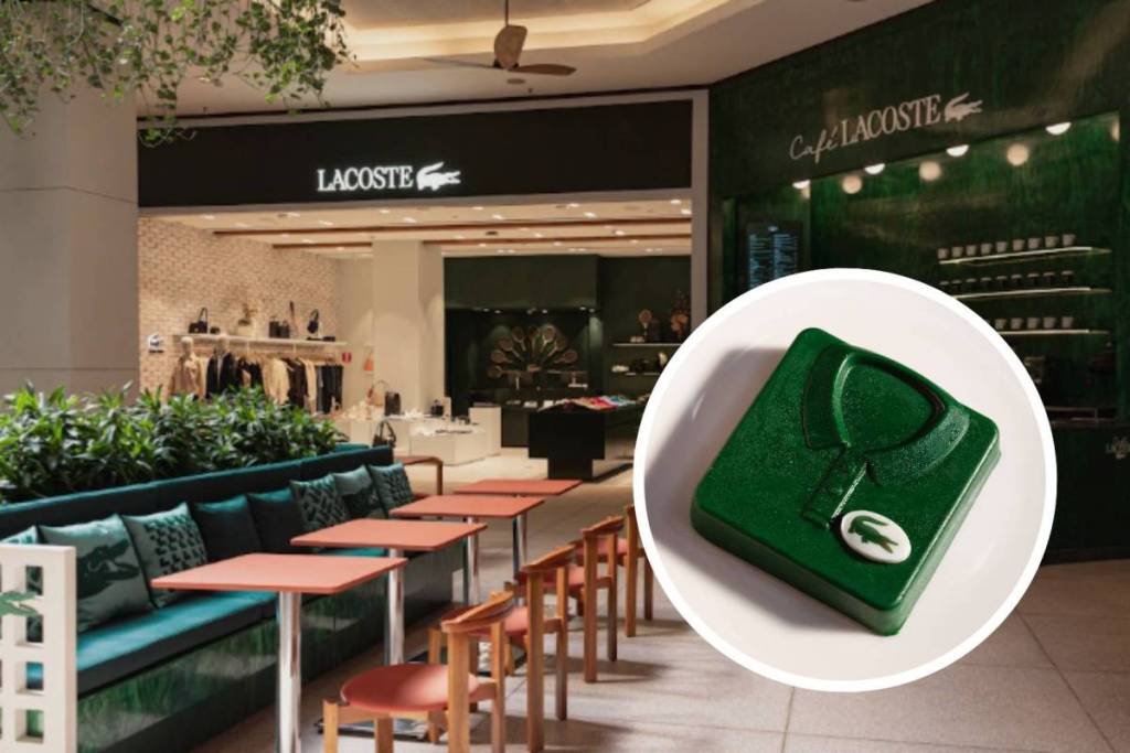 a primeira unidade da América Latina do Café Lacoste chegou ao Shopping Cidade Jardim