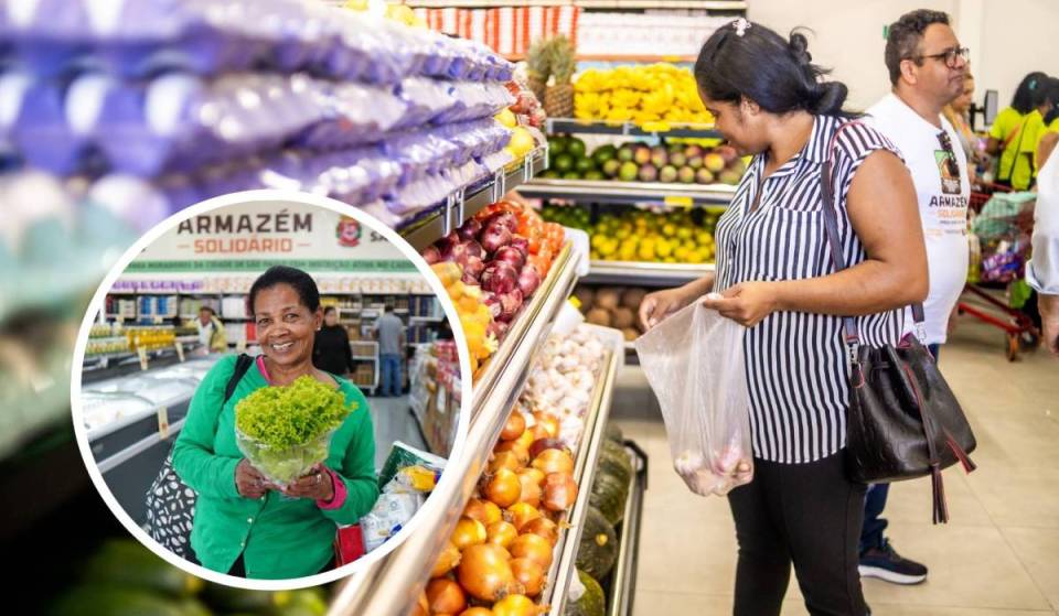Parece um mercado tradicional, mas custa a metade: Armazém Solidário tem 8 lojas e produtos até 50% mais baratos em SP