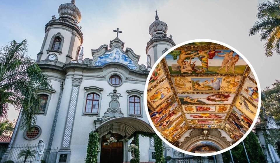 Nicknamed the “Brazilian Sistine Chapel,” this church in São Paulo features an altar from 1740, Portuguese tiles, and a ceiling depicting the famous constellation representing the birth of the patron saint
