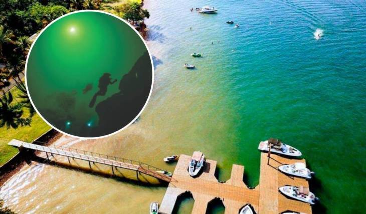 “Atlântida brasileira” está no interior de SP, com passeios debaixo d’água e Cristo submerso de 2 metros de altura