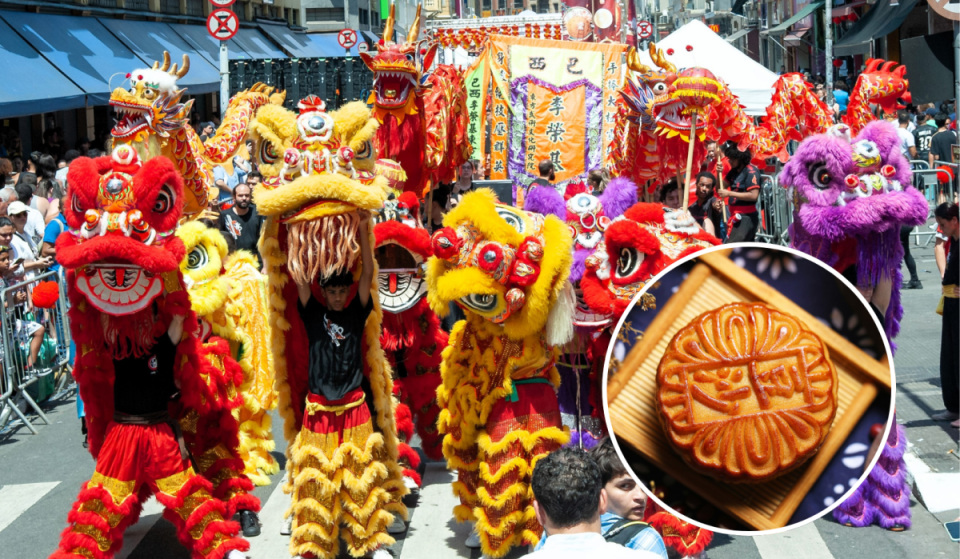 With 100 lions in the streets, moon cakes, and free admission, Brazil’s largest Chinese festival takes over 25 de Março Street with an unprecedented performance by the Moon Goddess