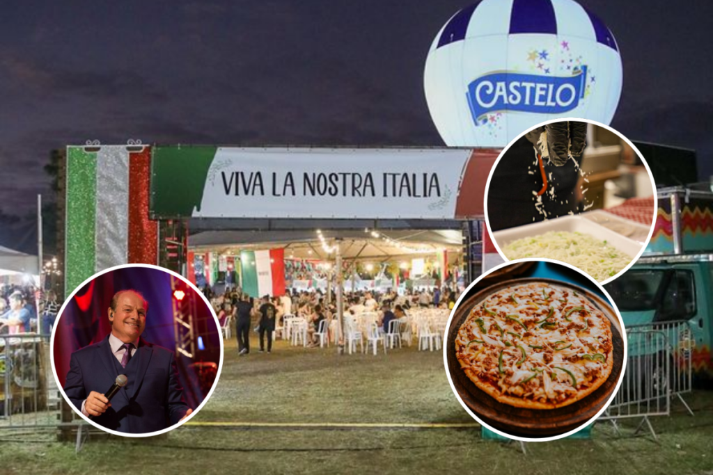 A 3h de SP, festa italiana gratuita no feriadão reúne show de Tony Angeli, festival de chocolate e o famoso “spaghetti de sorvete”