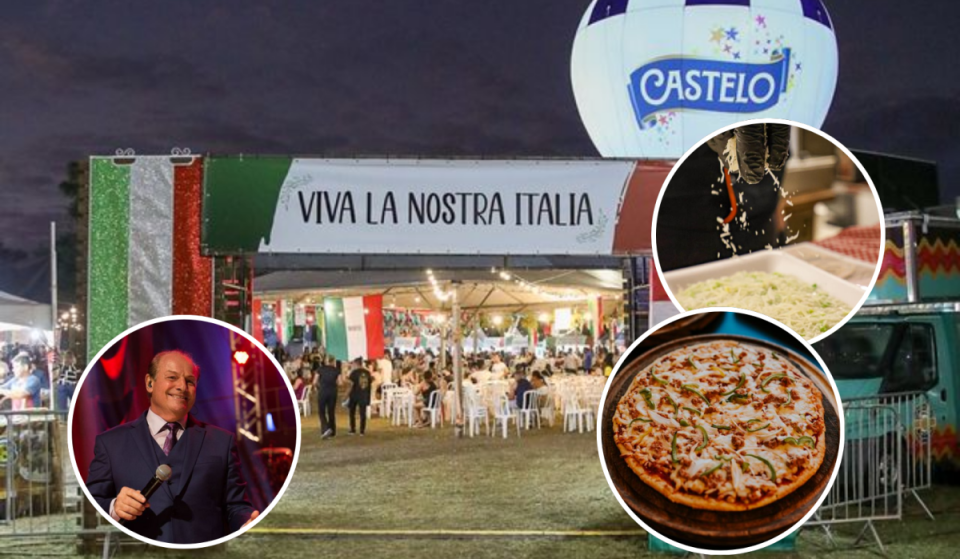 A 3h de SP, festa italiana gratuita no feriadão reúne show de Tony Angeli, festival de chocolate e o famoso “spaghetti de sorvete”