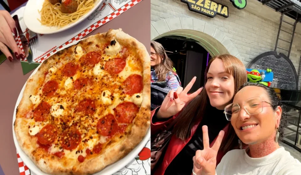 Pizzaria das Tartarugas Ninja na Avenida Paulista