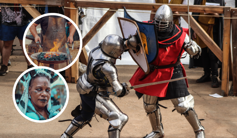 Parece a Europa medieval, mas é no Ibirapuera: evento gratuito celebra 10 anos em SP com combate de armaduras, hidromel e área temática de Harry Potter e Vikings