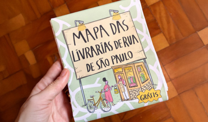 Pouca gente sabe, mas existe um mapa com 37 livrarias de rua para explorar em São Paulo — e ele é gratuito