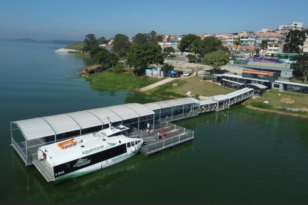 ampliación del Aquático-SP transporte fluvial embalse de Billings Guarapiranga SP