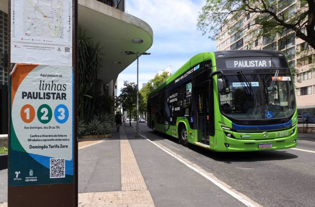 autobuses gratis en São Paulo líneas Paulistar recorrido cultural