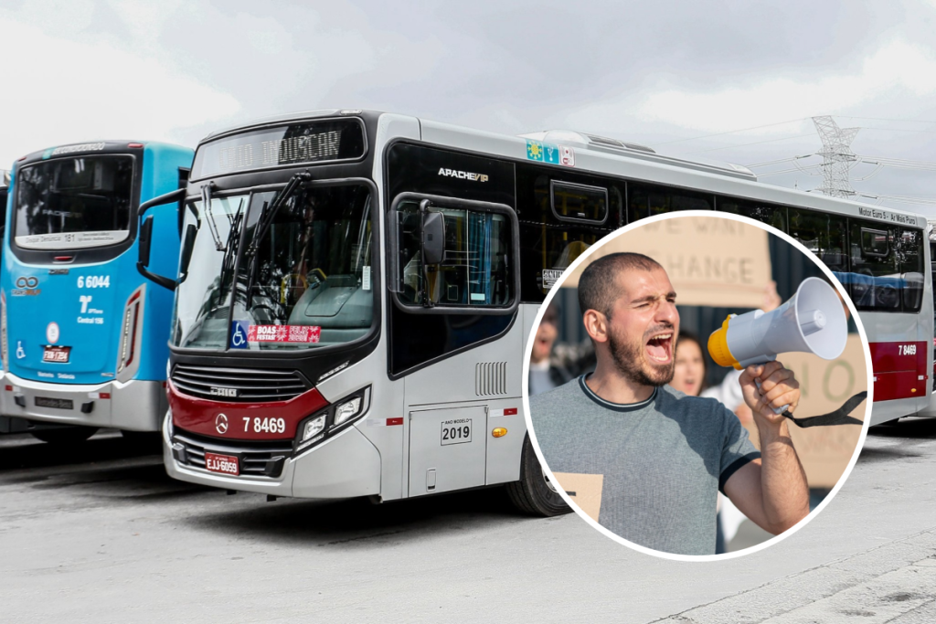 huelga de autobuses en São Paulo Transwolff ilegal