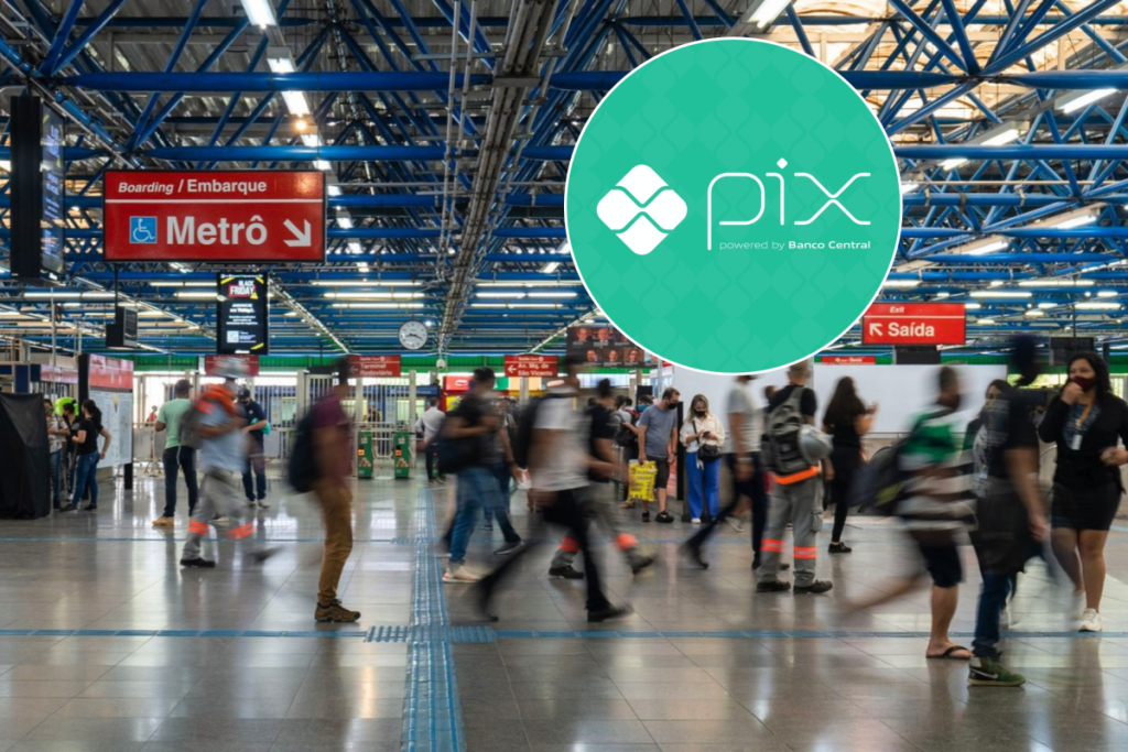 metrô de são paulo aceita pix na estação