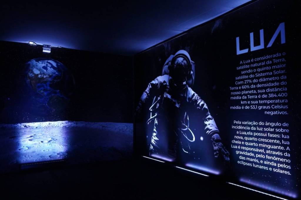 viagem ao espaço exposição imersiva em sao paulo espaço sideral