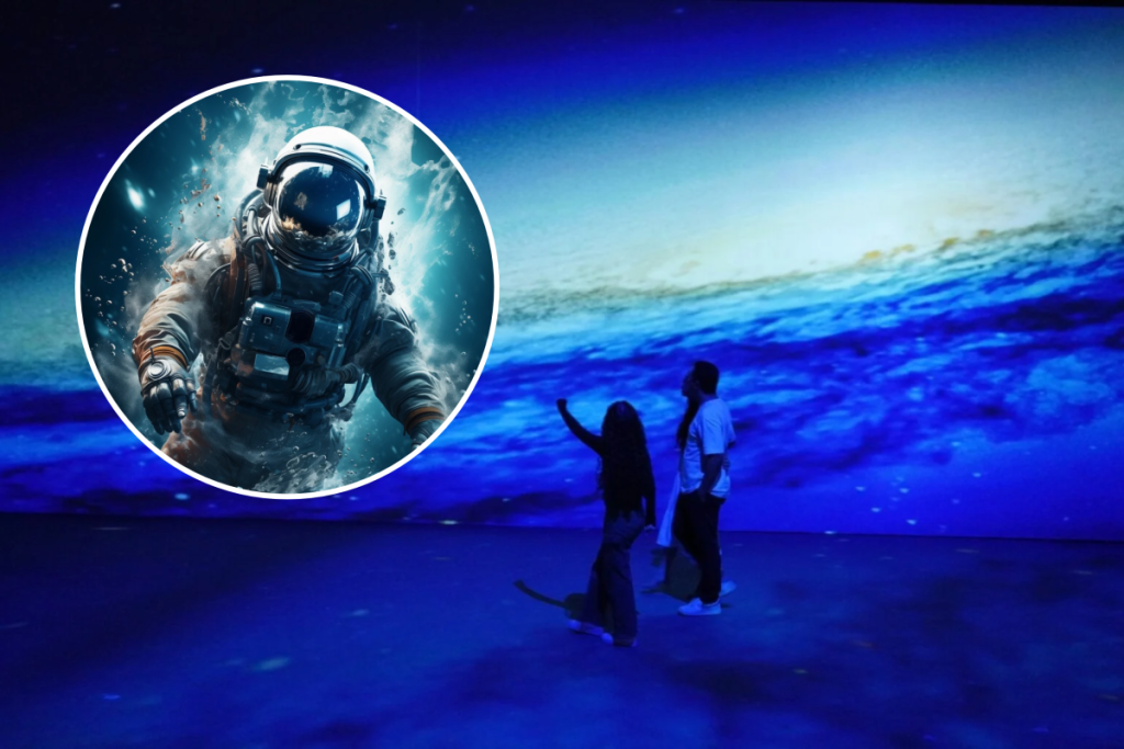 viagem ao espaço exposição imersiva em sao paulo espaço sideral