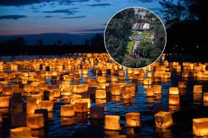 Parece a Tailândia, mas é São Paulo: no dia de Halloween e no domingo, lanternas flutuantes vão iluminar o Jardim Botânico