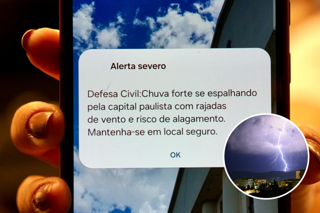 serviço de alertas da Defesa Civil de São Paulo