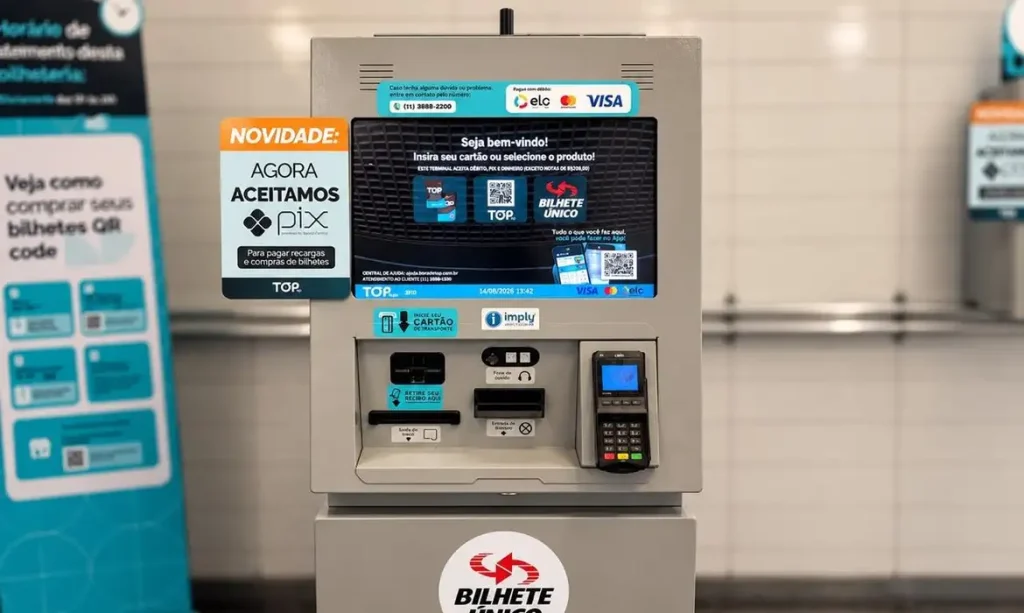 fim do bilhete magnético edmonson metro de sao paulo aceita pix