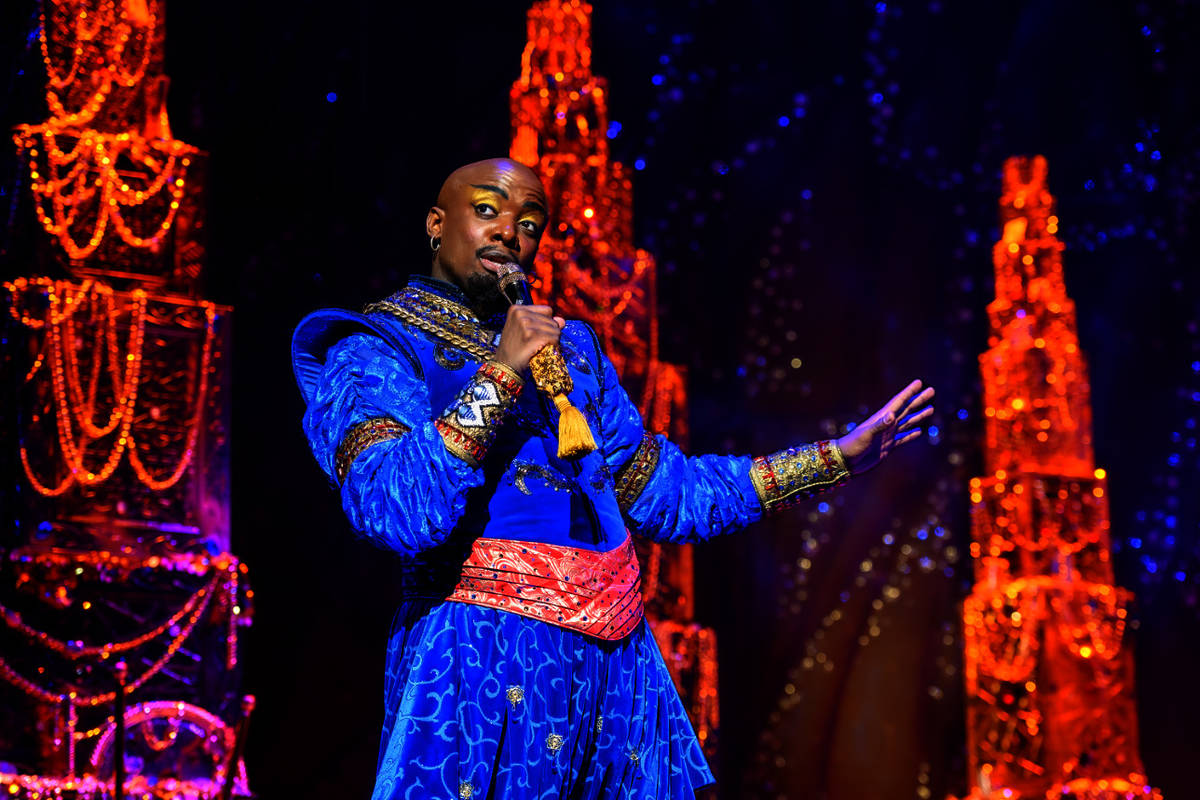 Behind The Scenes Of Aladdin Musical In Edinburgh, Featuring Genie Himself
