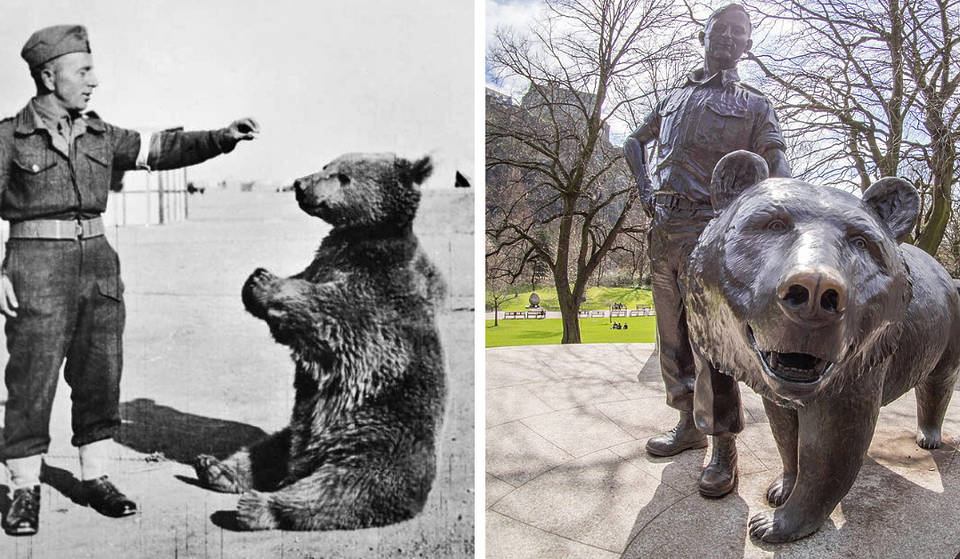 Wojtek: The Bear Who Served In The Polish Army And Retired At The Edinburgh Zoo