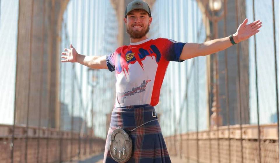 A Scotland superfan has walked 3,000 miles from Los Angeles to Boston in a kilt, officially raising £1 million for men’s metal health ahead of the opening World Cup match