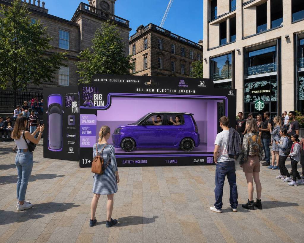 This pop-up by Honda is the perfect addition to the ultimate summer day out in Edinburgh this August