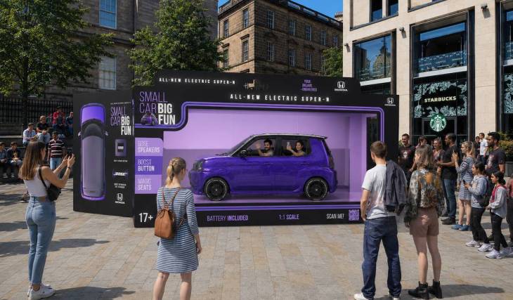 This pop-up by Honda is the perfect addition to the ultimate summer day out in Edinburgh this August