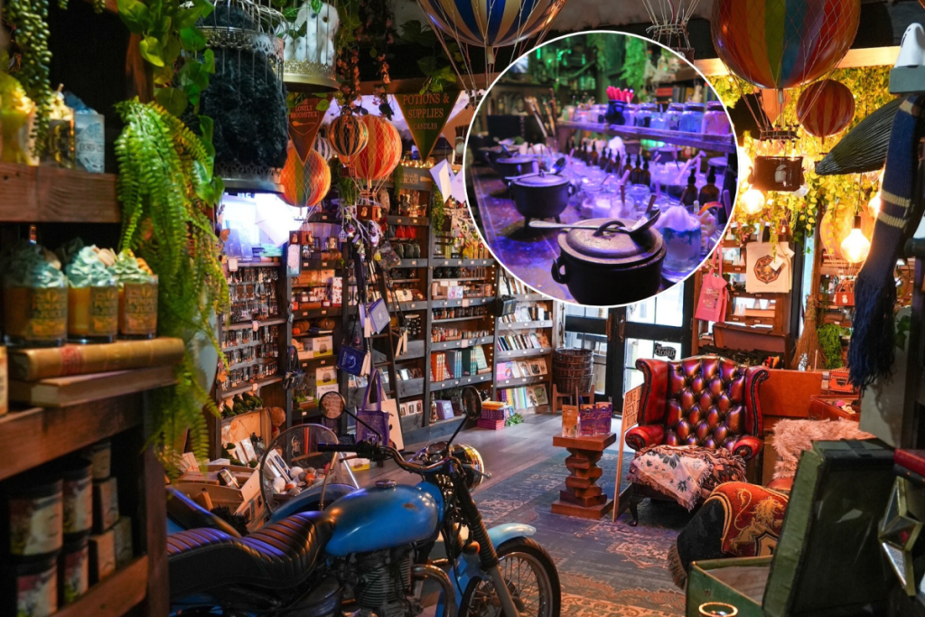 The best “Harry Potter” magic shop in the UK is moving to a giant new space an hour from Edinburgh – and it includes a sit-in tavern, potion room, and ghost emporium
