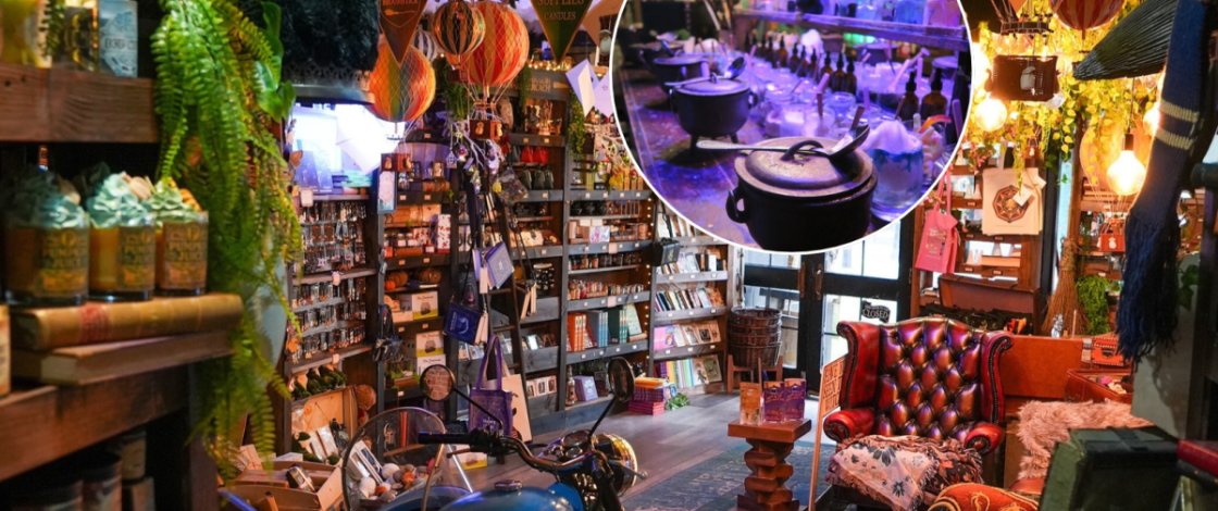 The best “Harry Potter” magic shop in the UK is moving to a giant new space an hour from Edinburgh – and it includes a sit-in tavern, potion room, and ghost emporium