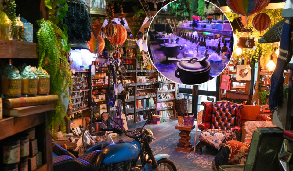 The best “Harry Potter” magic shop in the UK is moving to a giant new space an hour from Edinburgh – and it includes a sit-in tavern, potion room, and ghost emporium