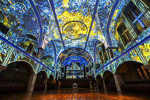 Check out this mesmerising immersive light show that takes you through the story of Genesis before it leaves Adelaide