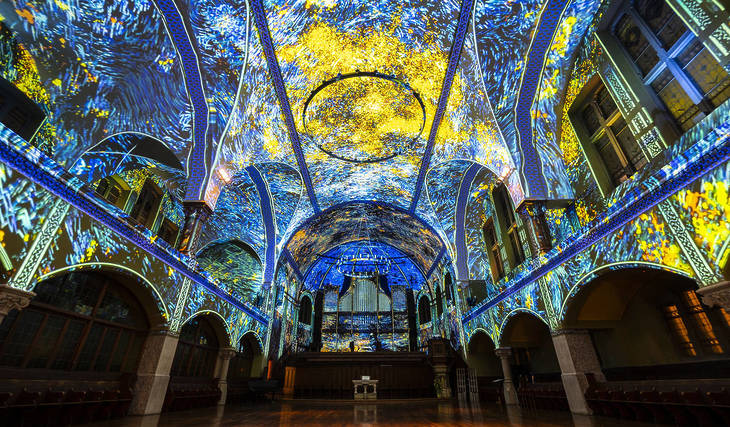 Check out this mesmerising immersive light show that takes you through the story of Genesis before it leaves Adelaide