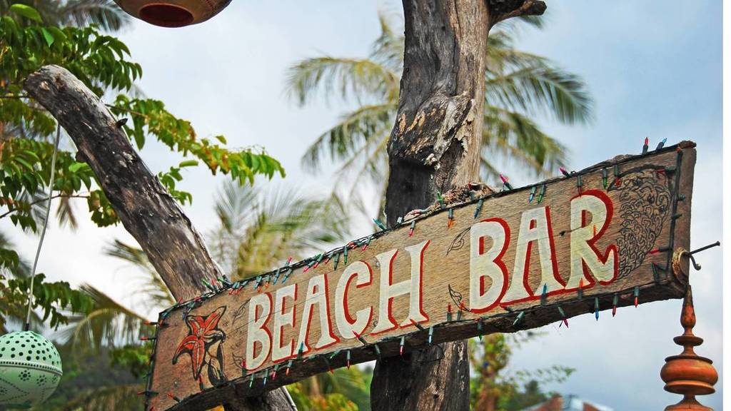 bar sulla spiaggia