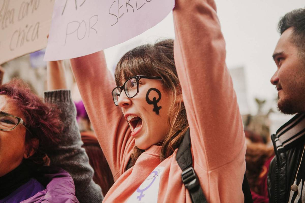 Marcha feminista por el Día de la Mujer 2025 en Ámsterdam